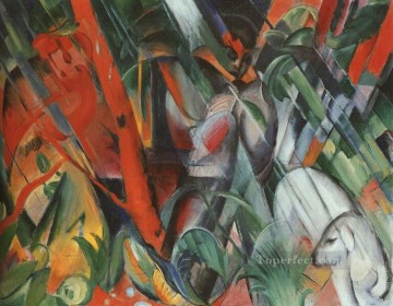 german expressionism Painting - Im Regen Expressionism